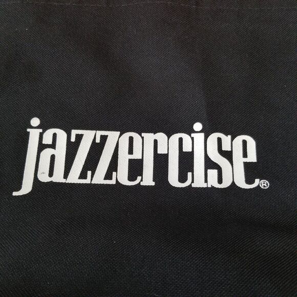 Jazzercise tote bag Vintage 80s mesh and nylon exercise bag - Picture 2 of 10
